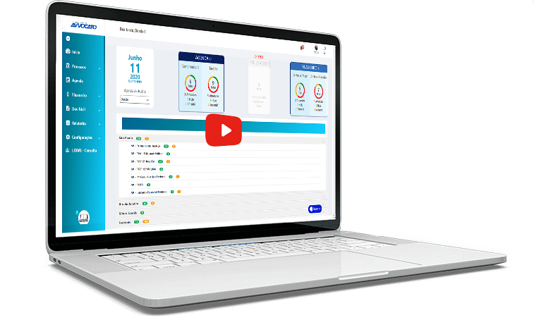 Veja a facilidade de trabalhar com o Sistema Jurídico Avvocato!